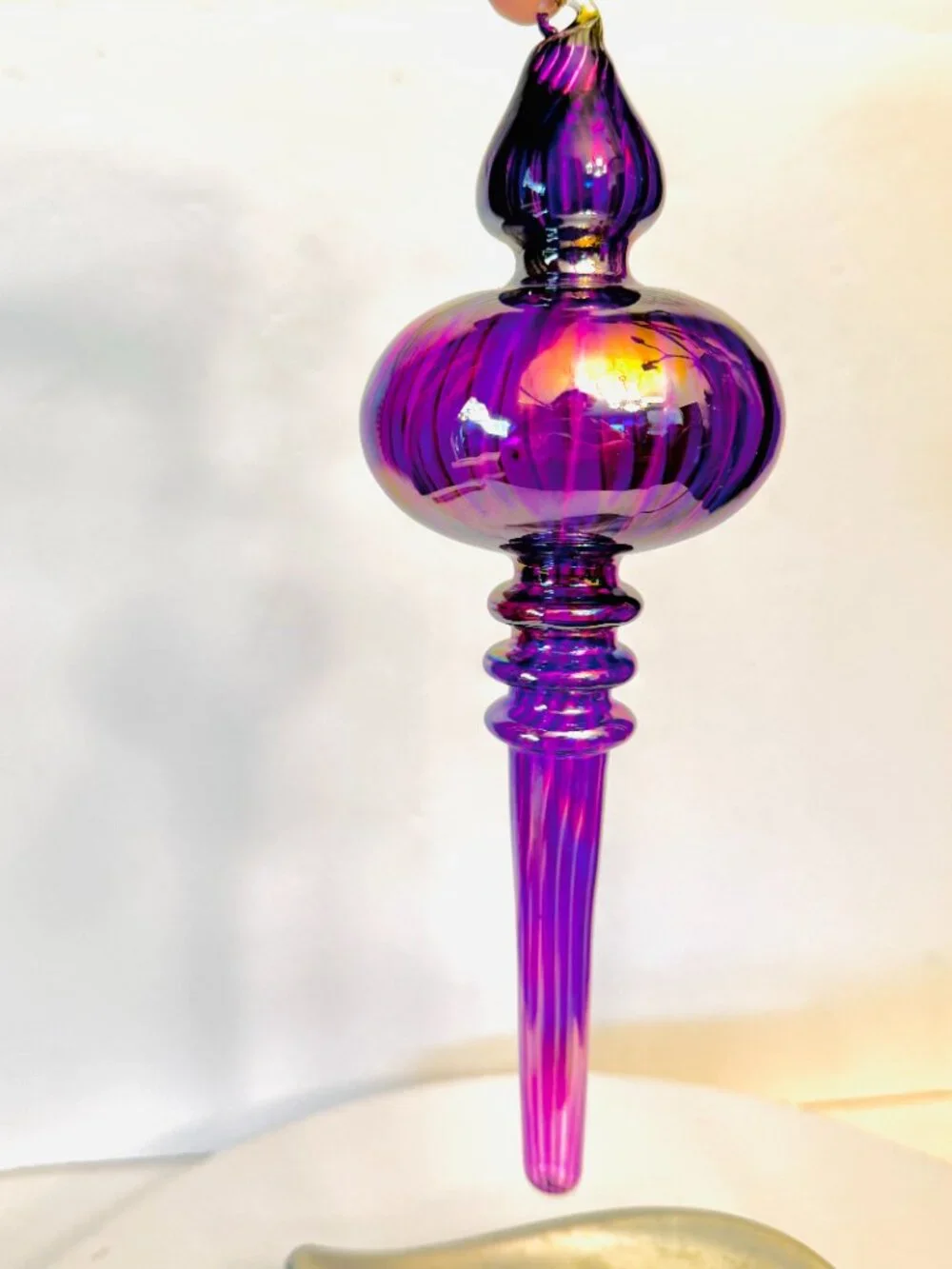 Vtg Hand Blown 9